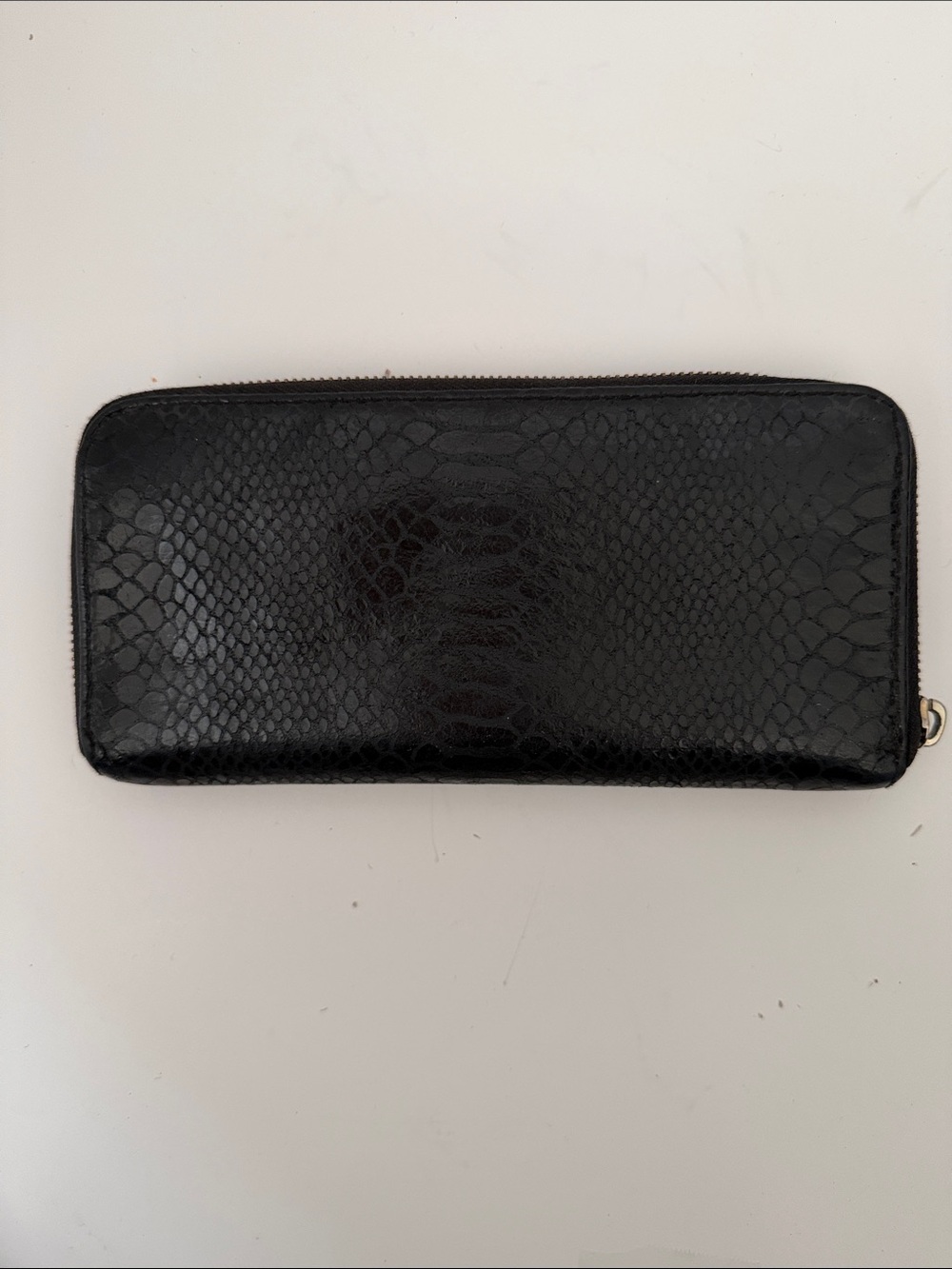 Michael Kors Taupe Snake-Print Shoulder Bag/ Black  Wallet Incuded - Picture 9 of 11